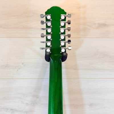 Oscar Schmidt OD312CE 12-String Cutaway Acoustic-Electric Guitar Green Burst w/ Hard Case 2019 image 11