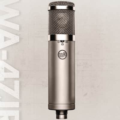 Warm Audio WA-47jr Large Diaphragm Multipattern FET Condenser Microphone - Nickel - NEW image 1