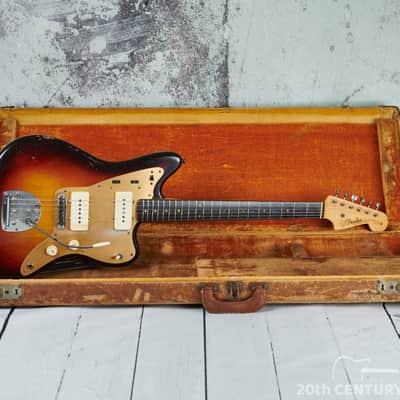 Fender Jazzmaster 1959 - Sunburst with Gold Anodized Pickguard image 2