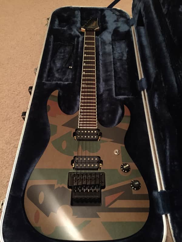 Ibanez JPM P4 Petrucci 90's Camo Picasso image 1