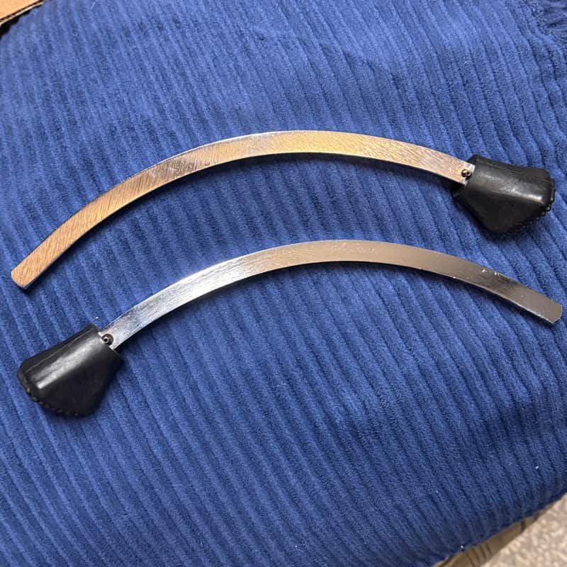 Ludwig curved 1/2” Bass drum legs spurs 70s/80s image 1