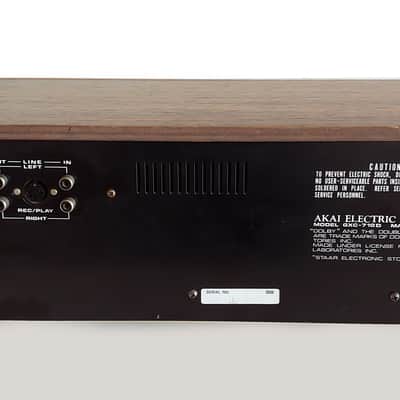 Iconic Akai GXC-710D Cassette Deck/ Fully Serviced and Tested/ Year 1976 Japan/ Near Mint image 6