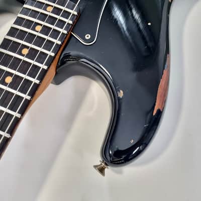 Fender Stratocaster Relic Ancho Poblano Roasted 2019 Custom Shop Limited Edition Black image 12