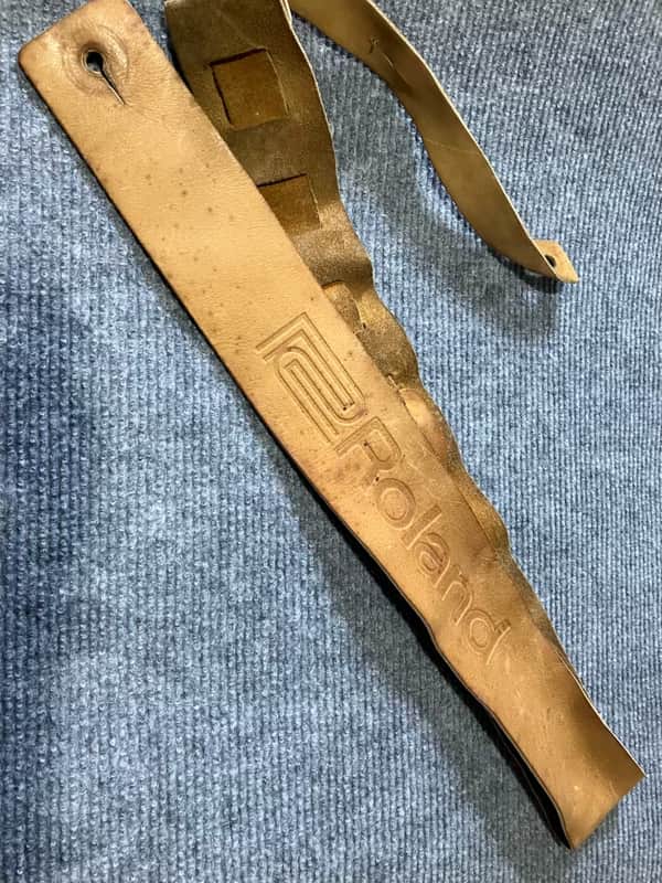 Roland Original Vintage Leather Strap for SH-101 Worldwide Shipment image 1