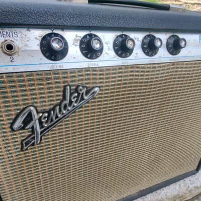1969 Fender Princeton 12-Watt 1x10" Guitar Amp - 1969 - Silverface image 3