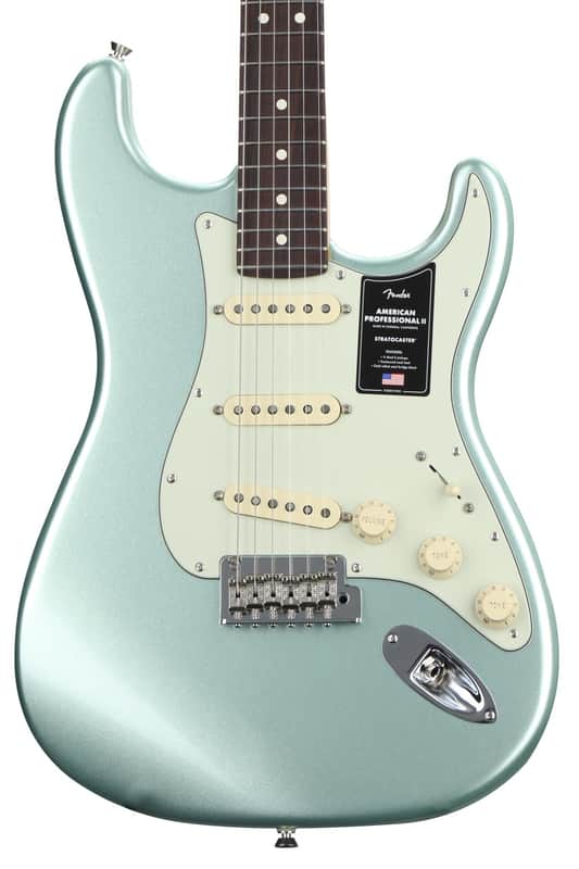 Fender American Professional II Stratocaster - Mystic Surf Green with Rosewood Fingerboard image 1