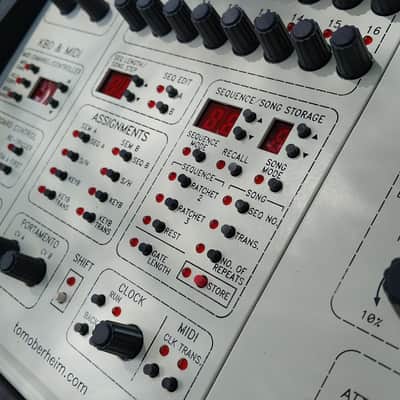 Tom Oberheim TVS PRO Two-Voice Synthesizer Analog Synth + Sequencer image 4