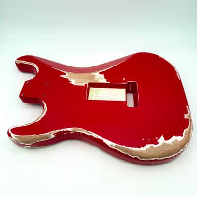 MJT Stratocaster Body Alder Relic Nitro USA Light bb544 image 6