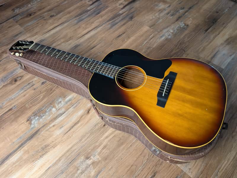 Gibson LG-1 Acoustic Guitar 00 Size 1964 Sunburst Great Condition W/OSSC image 1