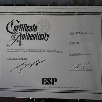 ESP CUSTOM SHOP George Lynch Kamikaze-I Custom (8.25 lbs Swamp Ash body) 6-String Electric Guitar w/ Case image 6