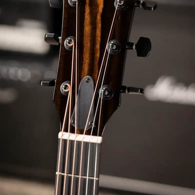 Taylor 214ce-BLK Plus Grand Auditorium Acoustic/Electric Guitar - Black with Hardshell Case image 5