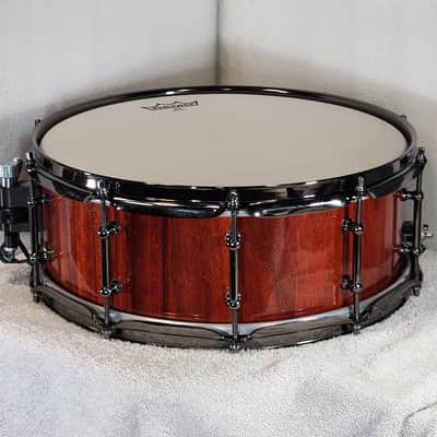 JT Custom Drums 14x5.5" Solid Padauk Stave Snare 2022 Natural image 19