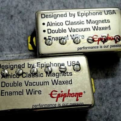 Epiphone  Alnico Classic Magnet Pickups with Wiring Harness For Epiphone Les Paul SG DOT image 2