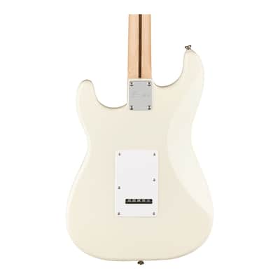 Used Squier Affinity Series Stratocaster - Olympic White w/ Maple FB image 7
