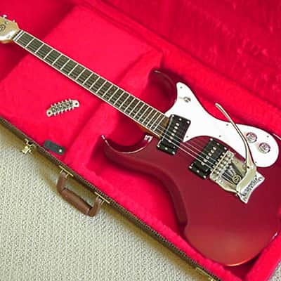 1990/91 Mosrite Nokie Model Candy Apple Red USA Made EX/NM w/HSC image 6