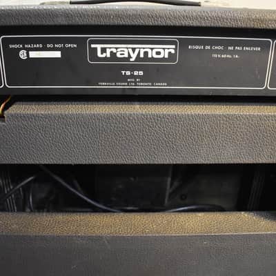 Traynor TS-25 25-Watt 1x12" Solid State Guitar Combo 1980s - Black image 7
