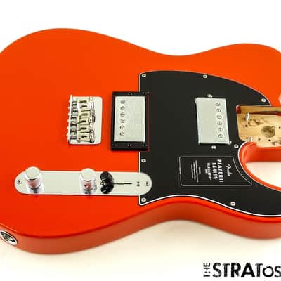 Fender Player II Telecaster HH Tele LOADED BODY Modern, Humbucker Coral Red