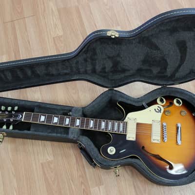 Epiphone Les Paul Signature - RARE offset guitar - Vintage Sunburst - with case image 9