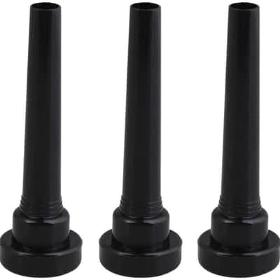 3pcs Trumpet Mouthpiece 3C 5C 7C Classic Shape Black Plastic Mouthpiece Trumpet Accessories Parts image 1