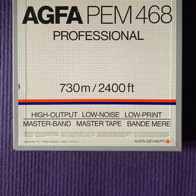 2x AGFA PEM 468 1 inch tapes image 2
