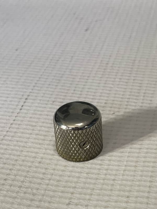 1 - 1980's Charvel Jackson Deluxe Series Guitar Chrome Dome Volume Set Screw Knob image 1