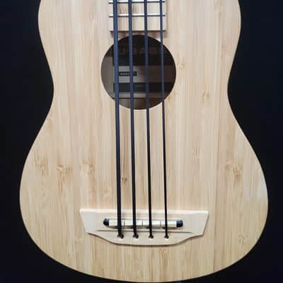 Kala UBASS-BMB-FS Solid Bamboo Fretted U-Bass - Natural image 6