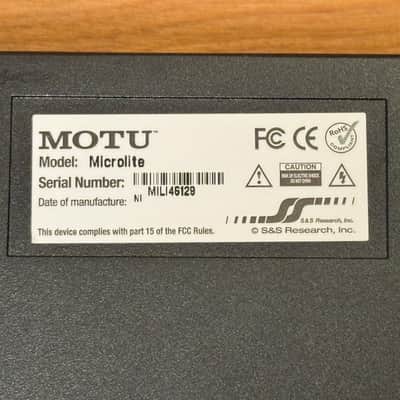 MOTU Micro Lite USB MIDI Interface - Black image 3