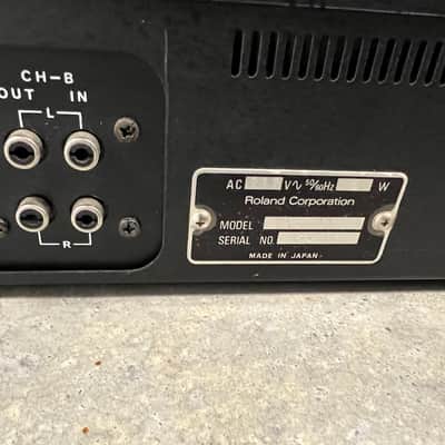 Roland RV-100 Reverb Add 1980 - 1983 - Black image 8
