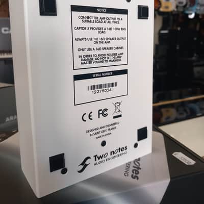 Two Notes Torpedo Captor X 16ohm Stereo Reactive Load Box / Attenuator 2020 - White image 4