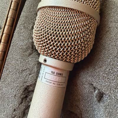 Electro-Voice PL11 Supercardioid Dynamic Microphone 1970s - Beige image 2
