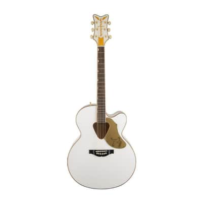 Gretsch Guitars G5022C Rancher Falcon Cutaway Acoustic-Electric Guitar White image 1