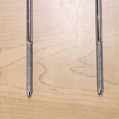 Ludwig USA 4 1/8" Chrome T Rods 5pk Vintage 1960's -70's image 4