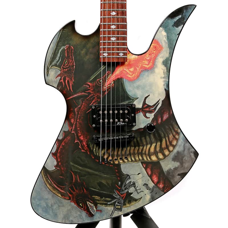 BC Rich Limited Edition 'Body Art' Mockingbird Guitar 2000's