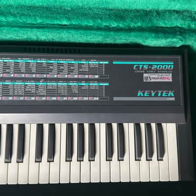 Siel Keytek CTS 2000 ultra rare Crosstable Synth + Original Case + Cartridge (SERVICED) 1986 image 11