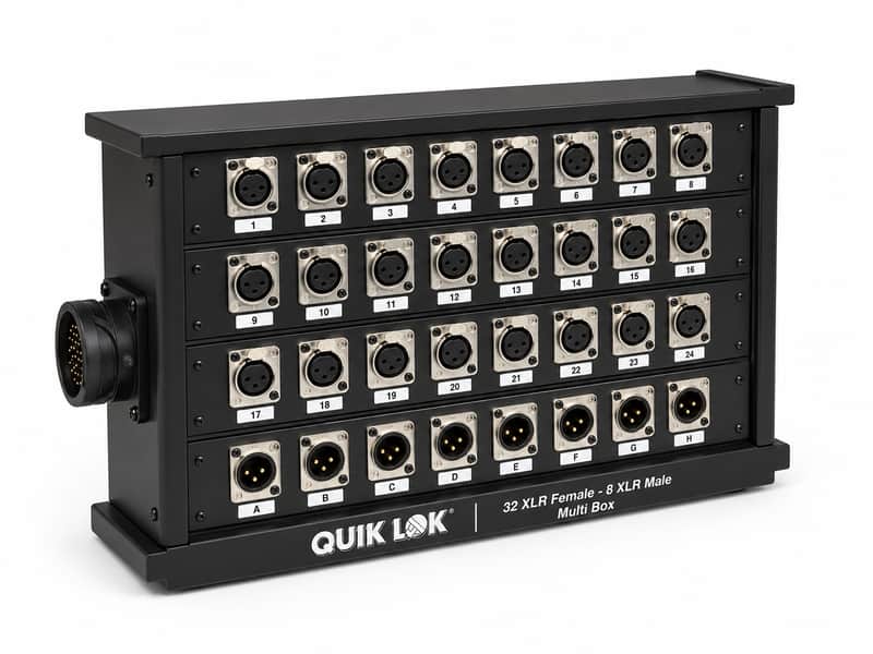 QuikLok BOX-10 32 Channel Professional Stage Multi Box / Snake image 1