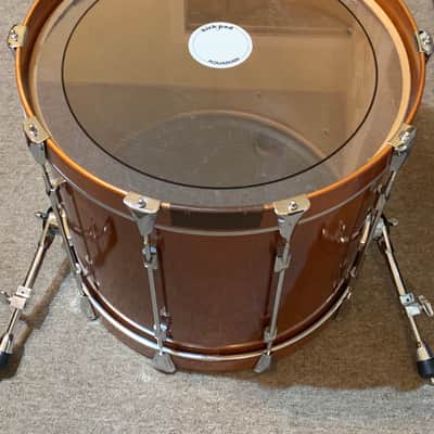 RARE Vintage Noble & Cooley Star Series 22 x 18" Bass Drum in Honey Amber Gloss image 6