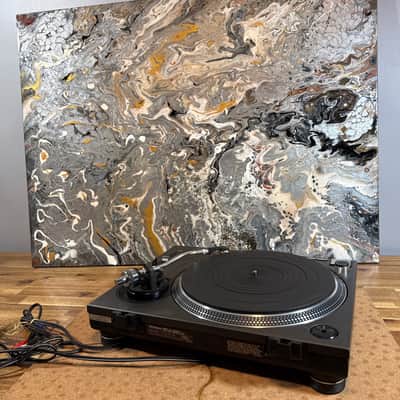 technics sl-1200mk2 Direct Drive turntable Black Dj Audiophile image 9