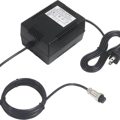 AC Adapter 3-Pin Connector pedalboard Power Supply 17v 600ma for Yam-ha F4/F7/6FX/MG82/XMG16/MG166CX/MG166C，Mixing Console Mixer Power Supply image 1