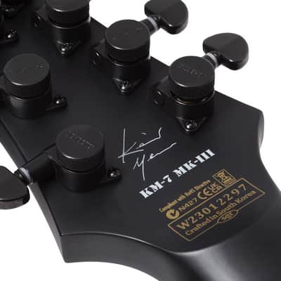 Schecter KM-7 MK-III Legacy - Transparent Black Burst (875) image 11