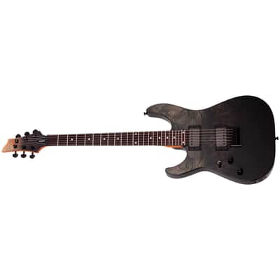 C-1 Standard Black Fade Burst Burl LH Schecter image 2