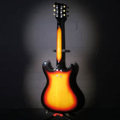 Mosrite Gospel 1999 Sunburst Kurt Cobain Nirvana Guitar + Hardshell Case image 20