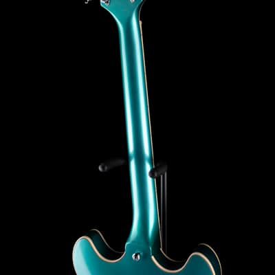 Used D’Angelico Premier DC Semi Hollowbody Turquoise With Gig Bag image 13