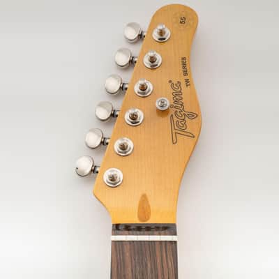 R15J 6-in-line 15:1 Ratio Full Sealed Machine Heads Tuners Tuning Pegs Keys with Vintage Oval Button for Strat Tele Style Electric Guitar, Nickel image 9