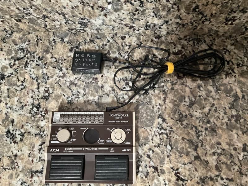 Korg Toneworks AX3A Acoustic Guitar Modeling Signal Processor | Reverb