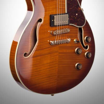 Ibanez Artcore Expressionist AS93FM Semi-Hollowbody Electric Guitar, Violin Sunburst image 4
