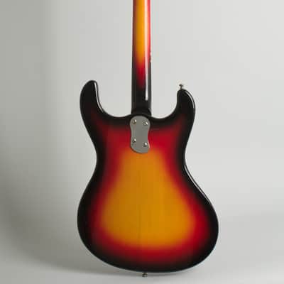 Mosrite Ventures Mark I Solid Body Electric Guitar (1966), ser. #4738, original brown leather covered hard shell case. image 2