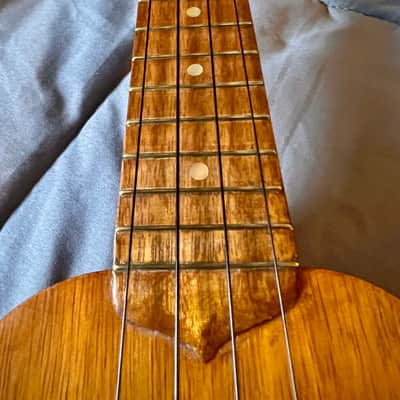 Rare circa 1916–1920 SammO Genuine Koa Soprano Ukulele image 14