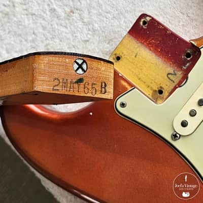 Fender Stratocaster 1965 Candy Apple Red L Plate image 7