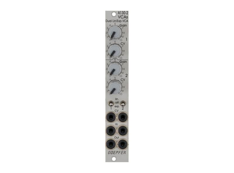 Doepfer A-130-2 Dual Lin/Exp VCA (Slim Line) [USED] image 1