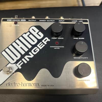 Electro-Harmonix White Finger Analog Optical Compressor Pedal | Reverb